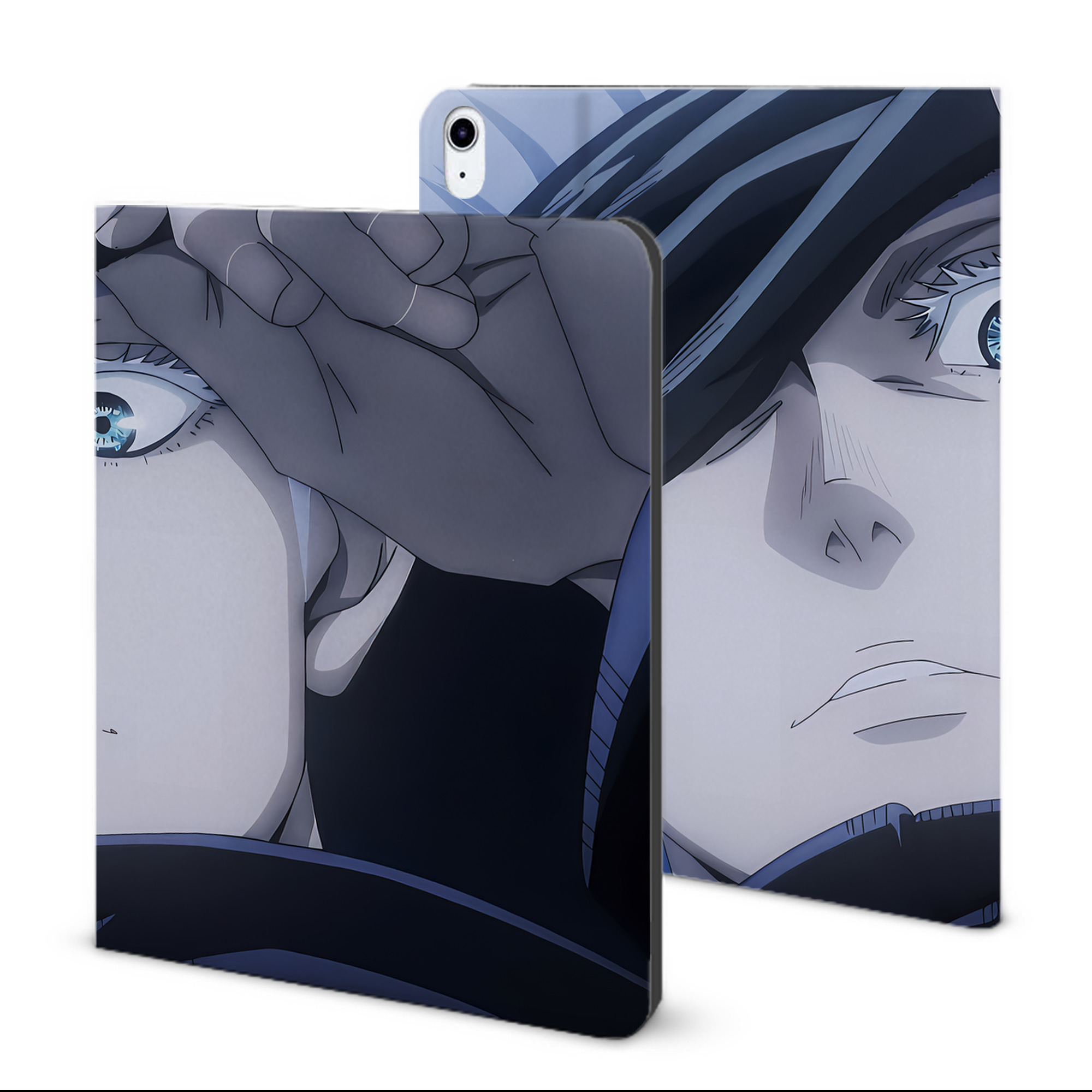 （画像用） 呪術廻戦 Jujutsu Kaisen IPad ケース ブック型 PUレザー TPU 耐衝撃 軽量 薄型 ペン収納なし 全面保護 IPad 各モデル対応